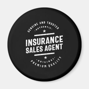 Insurance Sales Agent Job Title Gift Magnet