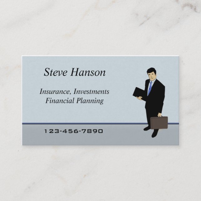 Insurance Salesman  business card (Front)
