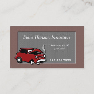 Insurance Salesman business card