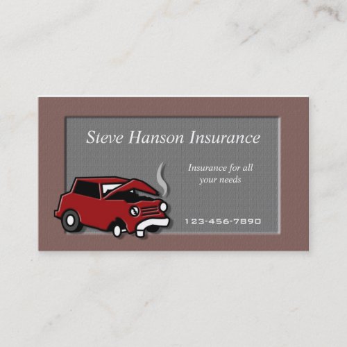 Insurance Salesman  business card