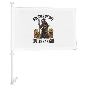 Insurance Witch Shirt Funny Halloween Agent Graphi Car Flag