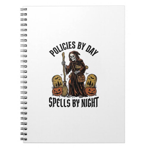 Insurance Witch Shirt Funny Halloween Agent Graphi Notebook