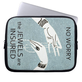 Insure the Jewels! Laptop Sleeve