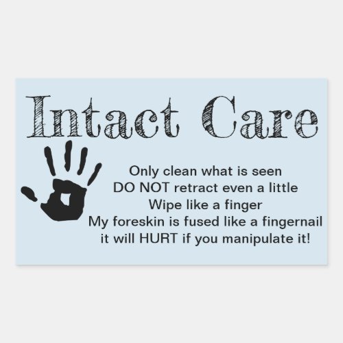 Intact Care sticker