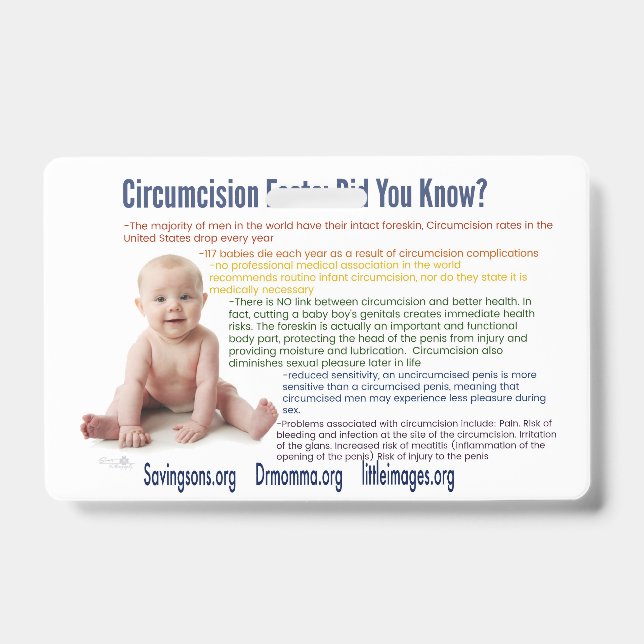 Intactivism info cards badge (Front)