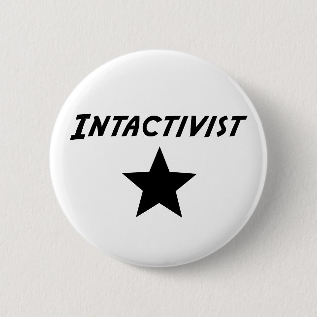 Intactivist Button (Front)