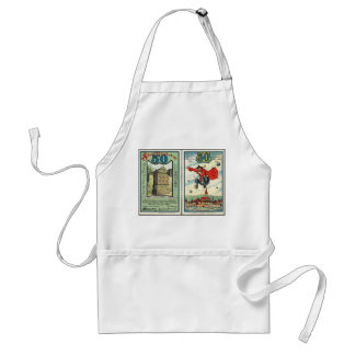 intage 50 Pfennig Notgeld Banknote Apron: Baron Adult Apron