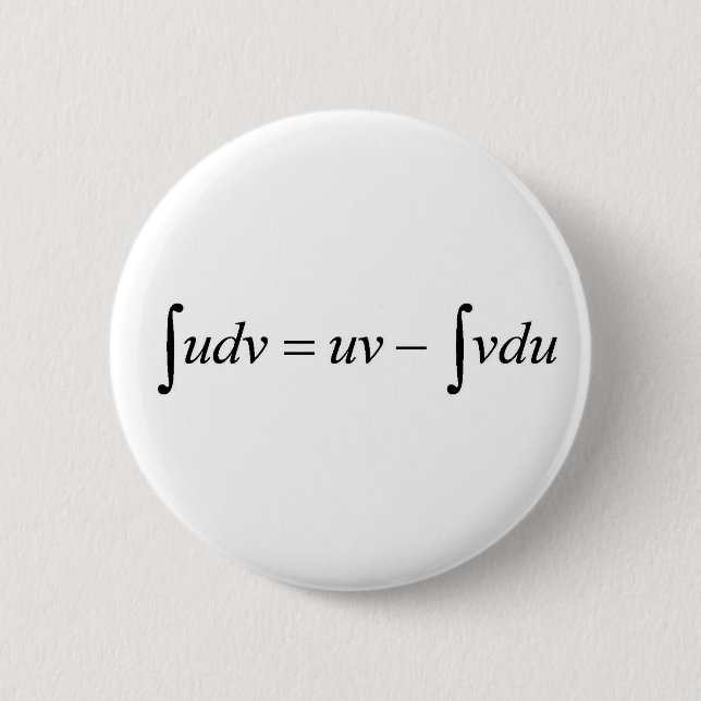 Integral Calculus Button (Front)