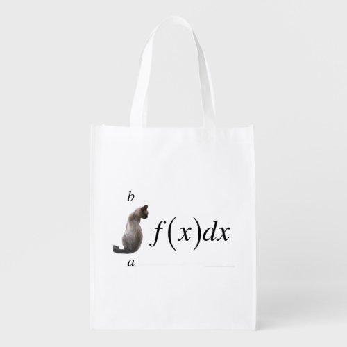 Integral cat grocery bag