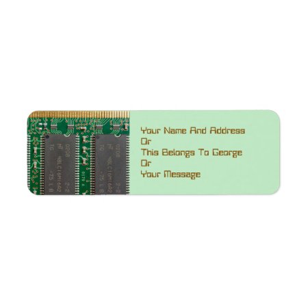 Integrated Circuit Board Return Address Labels