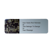 Integrated Circuit Board Return Address Labels at Zazzle