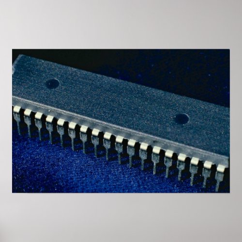 Integrated circuit microprocessor poster
