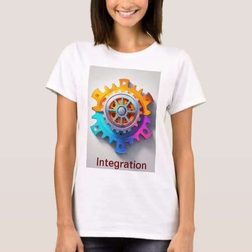 Integration image and text T_Shirt