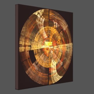 Integrity Abstract Art Wrapped Canvas Print