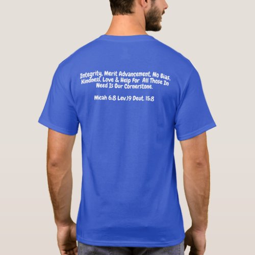 Integrity and Merit Advancement with Kindness  T_S T_Shirt