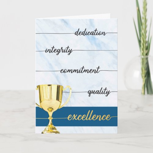 _ Integrity Commitment Thank You Card