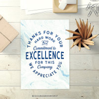 Integrity, Commitment to Excellence Appreciation T