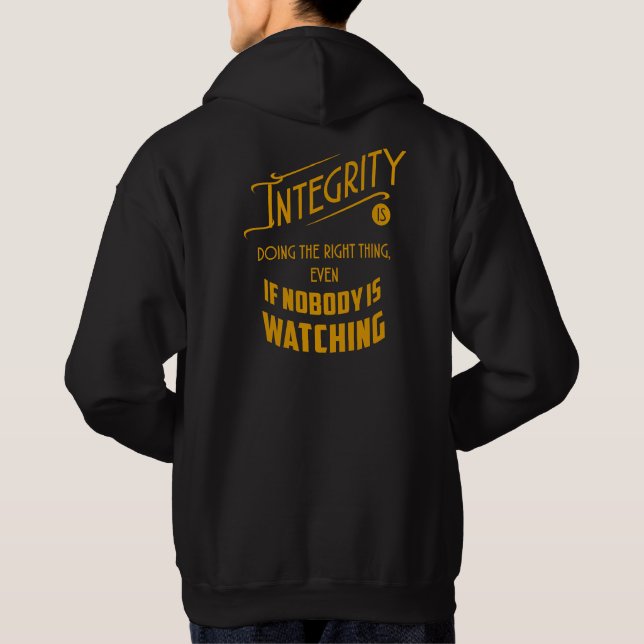 Integrity Hooded Hoodie (Back)
