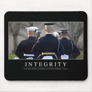 Integrity: Inspirational Quote Mouse Pad
