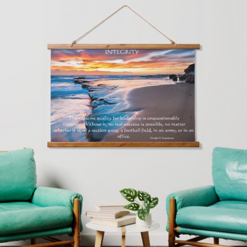 INTEGRITY On the shoreline Hanging Tapestry
