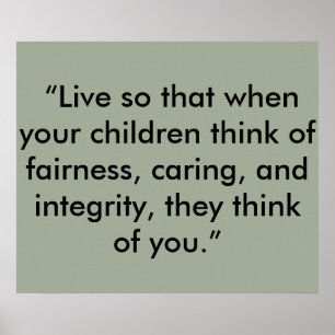 Integrity Poster
