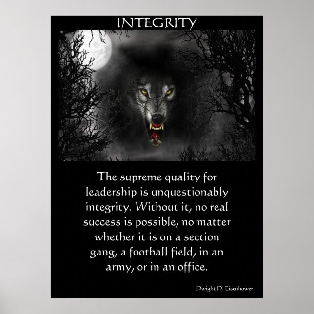 INTEGRITY Posters (Front)