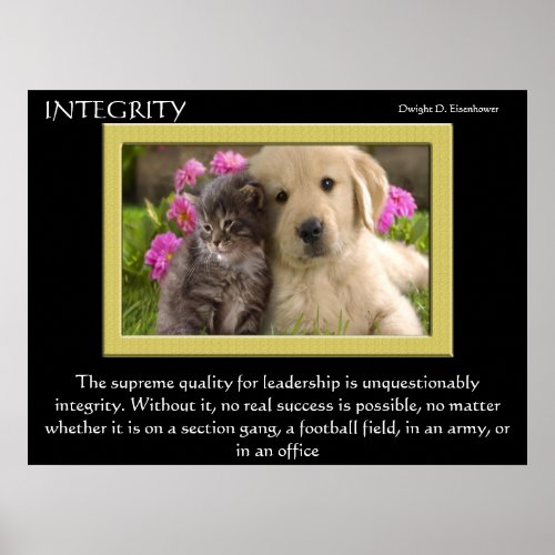 INTEGRITY Posters