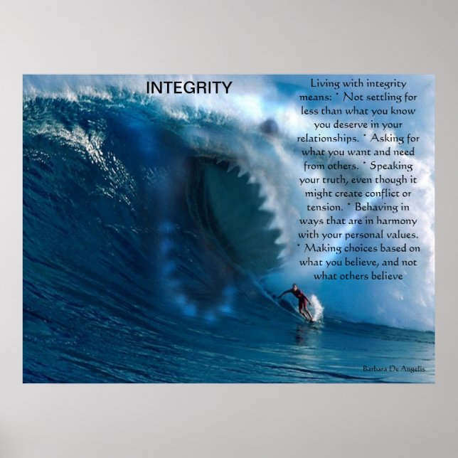 INTEGRITY  Posters 6 (Front)