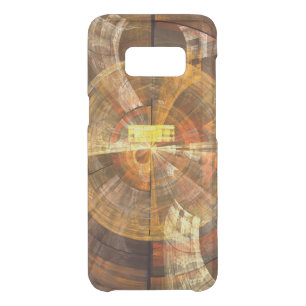 Integrity Radial Abstract Art in Warm Gold Tones Uncommon Samsung Galaxy S8 Case