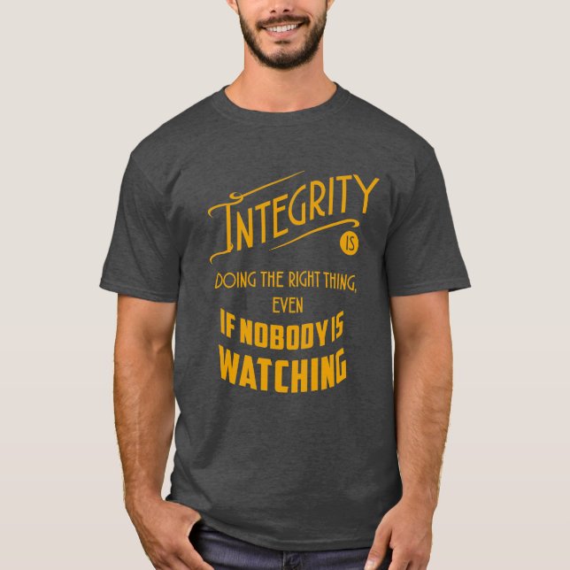 Integrity Tshirt (Front)