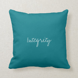 Integrity Virtue Decorated Cushion