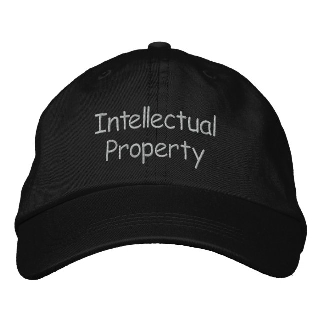 Intellectual Property Embroidered Baseball Hat (Front)