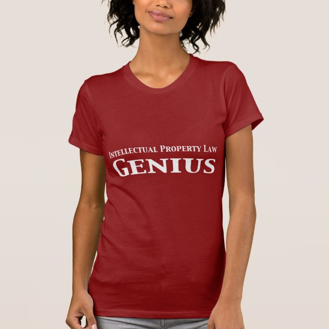 Intellectual Property Law Genius Gifts T-Shirt (Front)