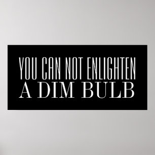 Intelligence Humor Poster