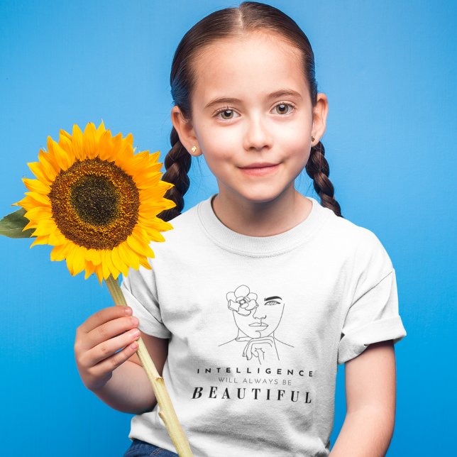 Intelligence is Beautiful Positive Affirmation T-Shirt (Creator Uploaded)