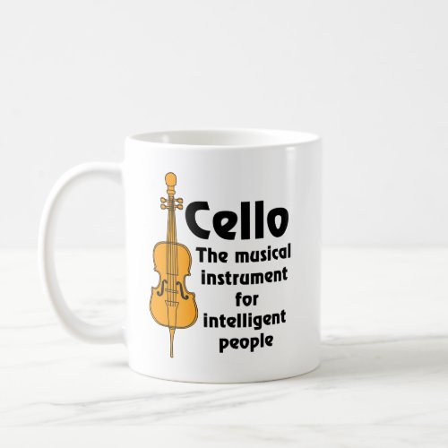 Intelligent Cello Coffee Mug