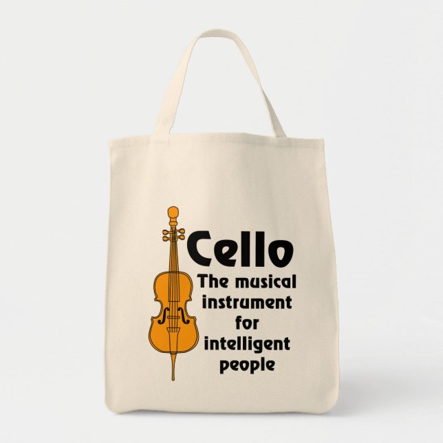 Intelligent Cello Tote Bag (Front)
