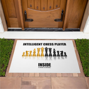 Intelligent Chess Player Inside Reflective Chess Doormat