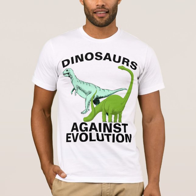 INTELLIGENT DESIGN DINOSAUR T-Shirts (Front)