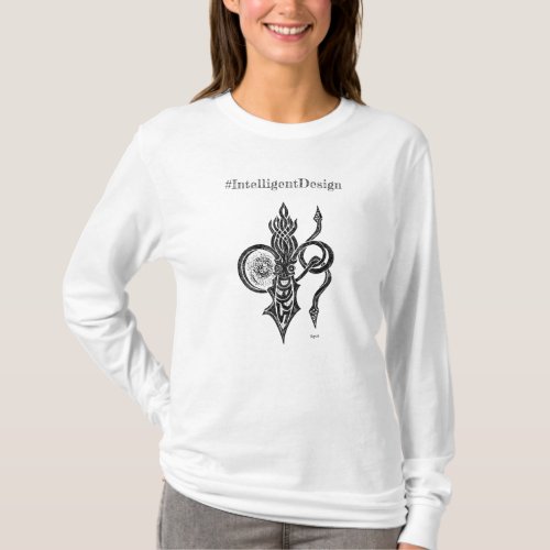 Intelligent Design Ocean Squid  T_Shirt