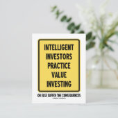 Intelligent Investors Practice Value Investing (Standing Front)