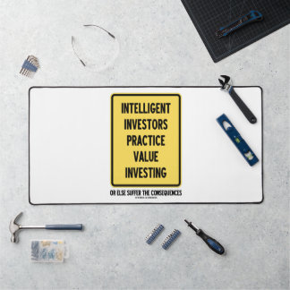 Intelligent Investors Practice Value Investing Desk Mat