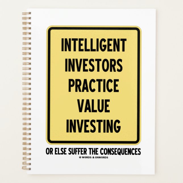Intelligent Investors Practice Value Investing Planner (Front)