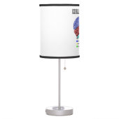 Intelligent Matter Inside Anatomical Brain Humor Table Lamp (Left)