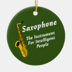 Intelligent Saxophone Ceramic Ornament