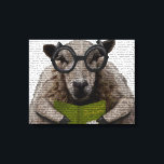 Intelligent Sheep Canvas Print<br><div class="desc">Animals & Nature</div>