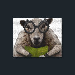 Intelligent Sheep Canvas Print<br><div class="desc">Animals & Nature</div>