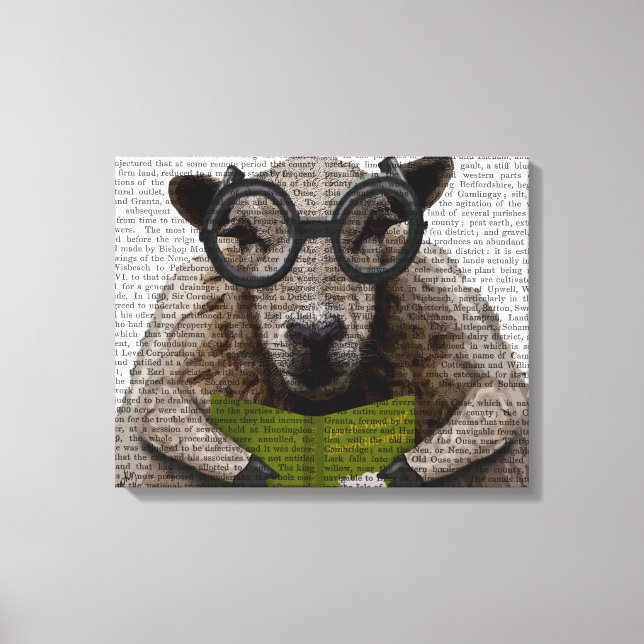 Intelligent Sheep Canvas Print (Front)