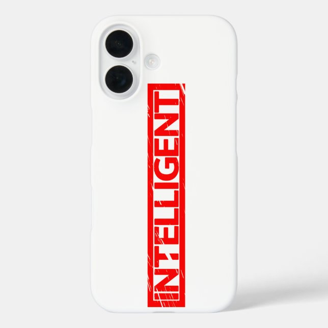 Intelligent Stamp Case-Mate iPhone Case (Back)