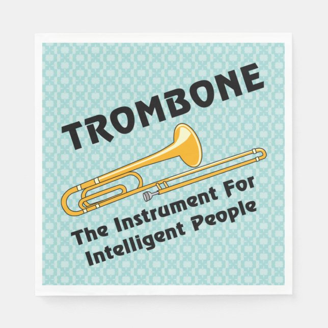 Intelligent Trombone Napkins (Front)